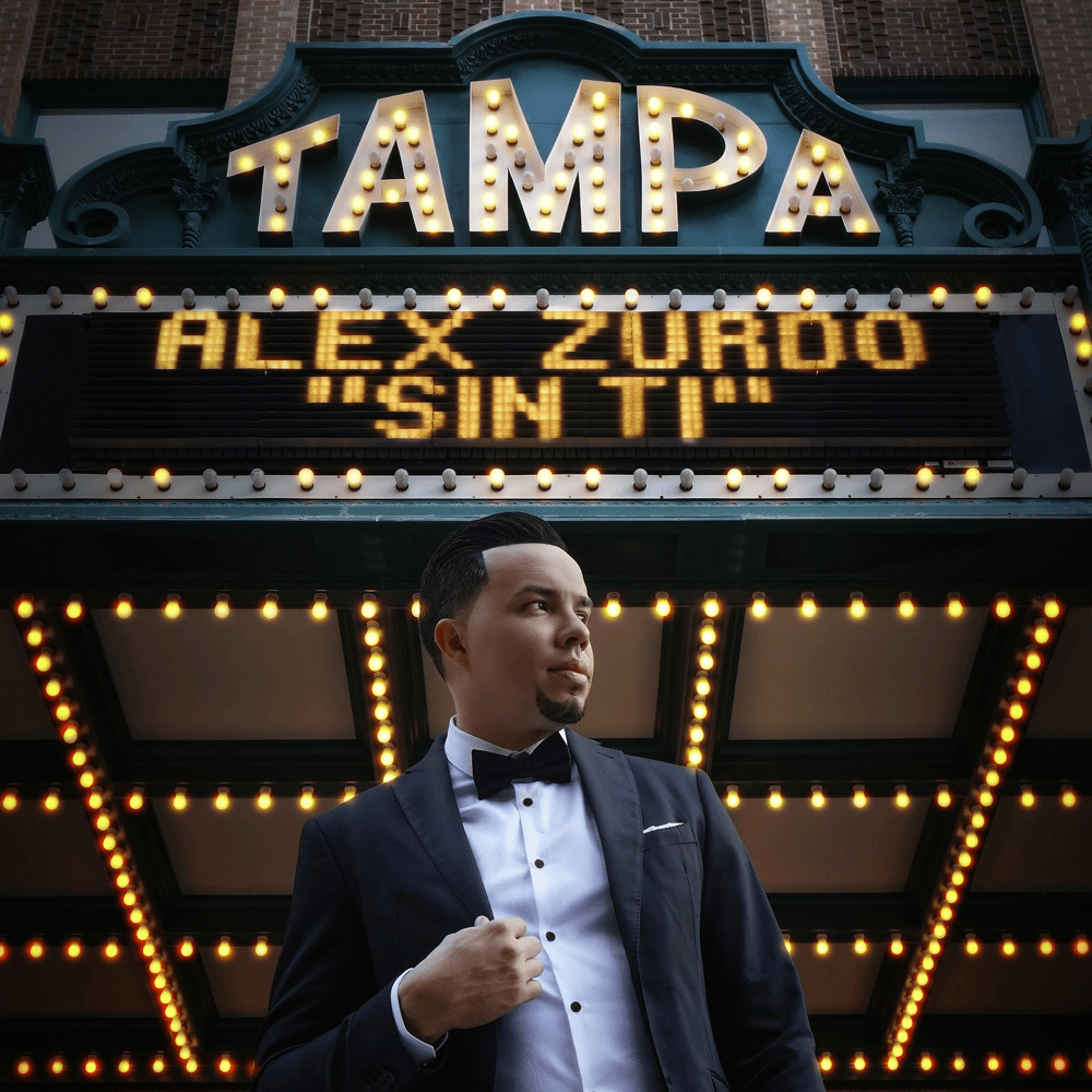 Album cover art for "Sin Ti" by Alex Zurdo
