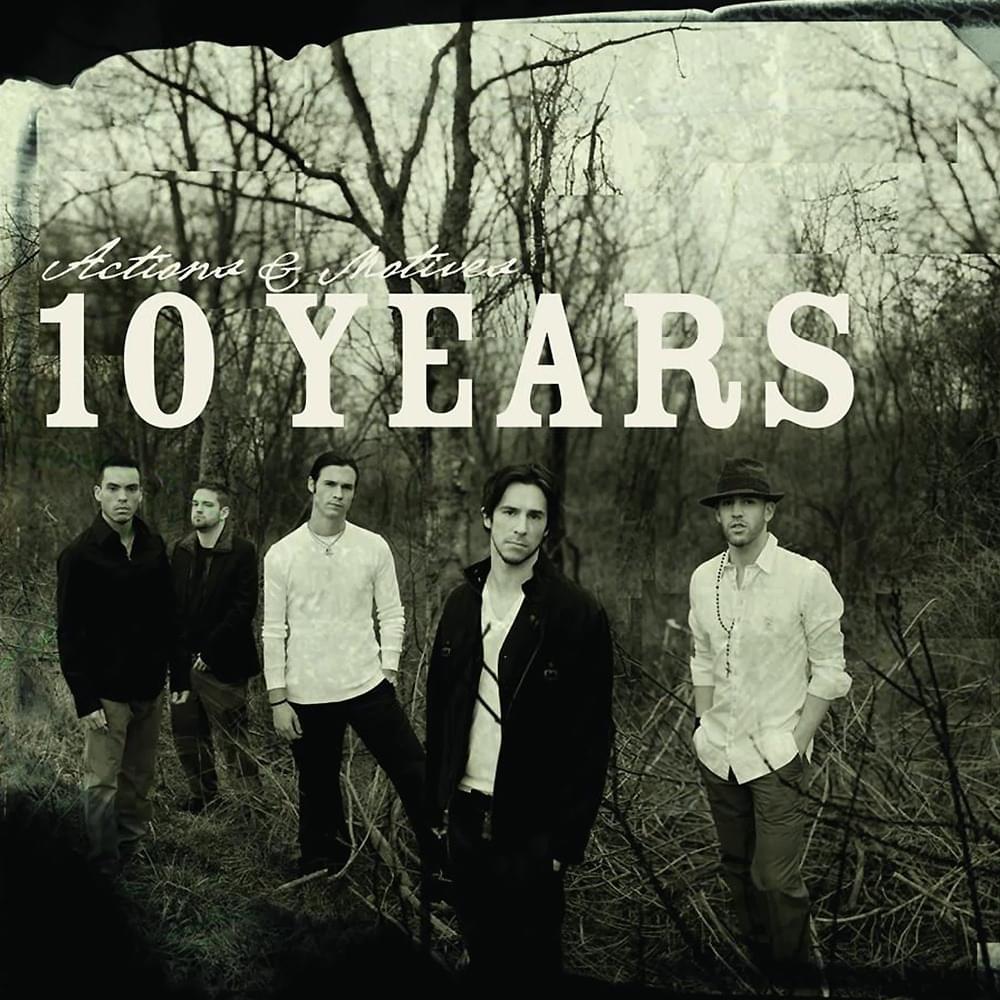 Album cover art for "Actions & Motives" by 10 Years