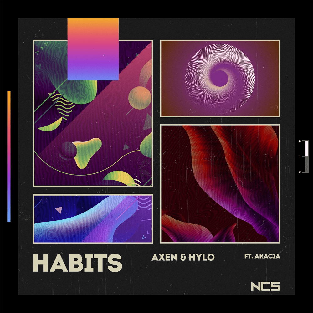 Album cover art for "Habits" by AXEN & Akacia