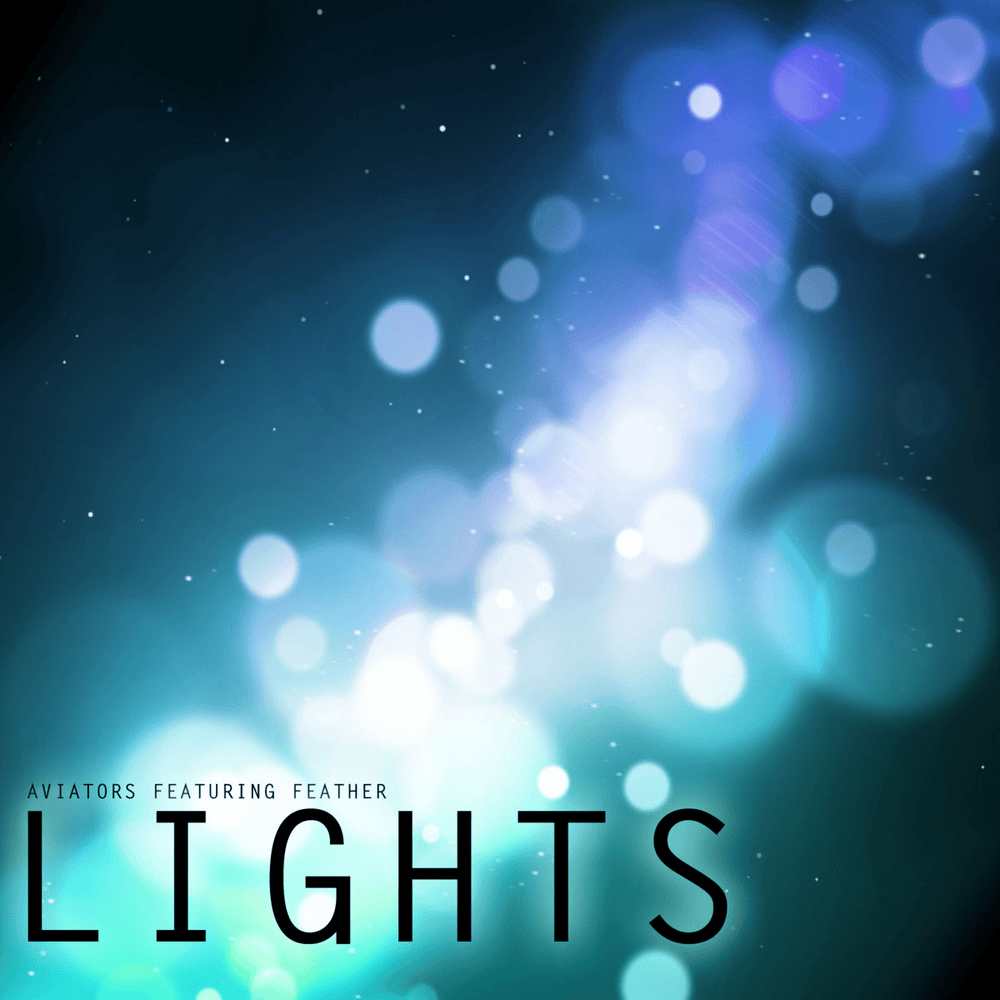 Album cover art for "Lights" by Aviators & Feather (MLP)