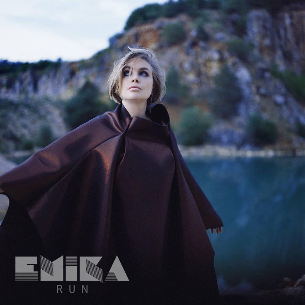 Album cover art for "Run" by Emika