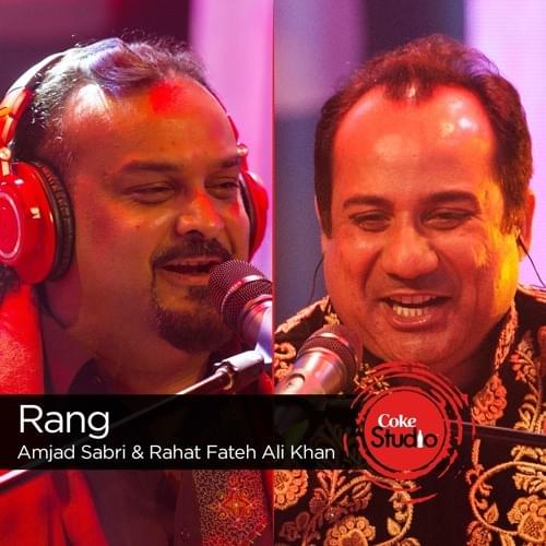Album cover art for "Rang" by Amjad Sabri & Rahat Fateh Ali Khan