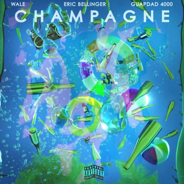 Album cover art for "Champagne" by Eric Bellinger & Guapdad 4000 & Wale