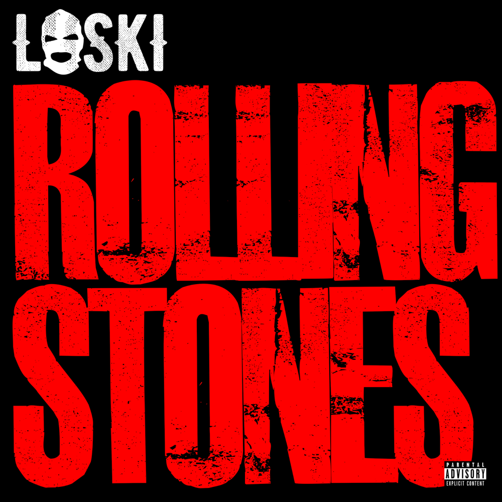 Album cover art for "Rolling Stones" by Loski