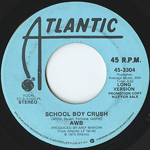 Album cover art for "School Boy Crush" by Average White Band