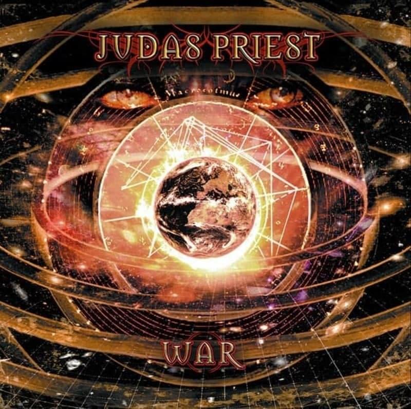 Album cover art for "War" by Judas Priest