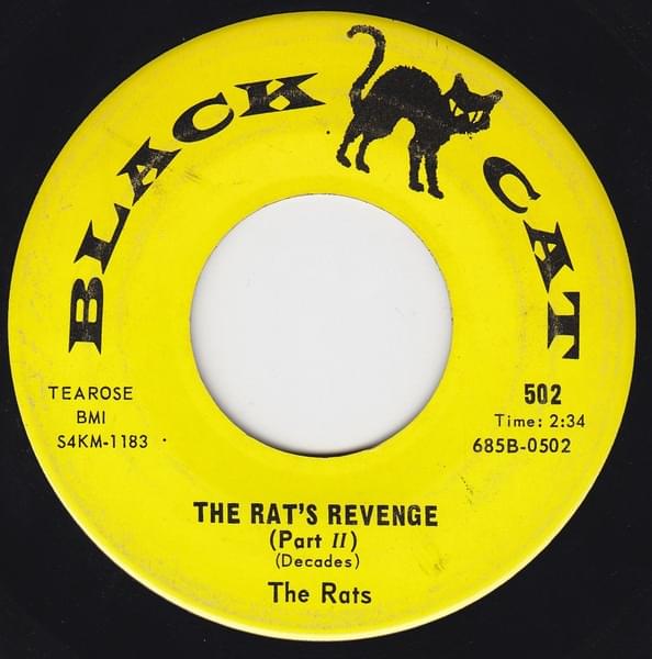 Album cover art for "The Rat’s Revenge Pt. 2" by The Rats [Garage band]
