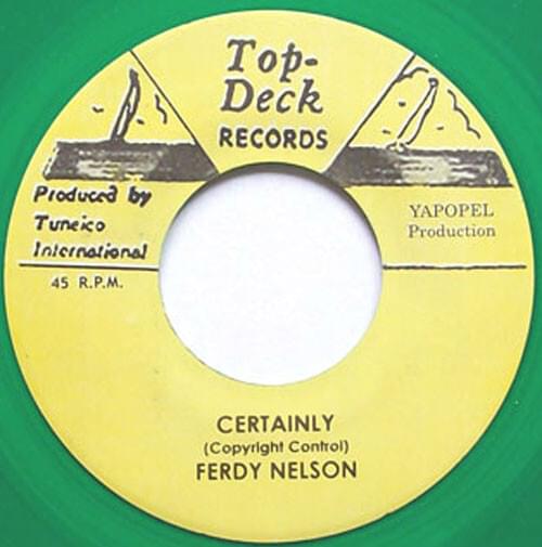 Album cover art for "Certainly" by Ferdie Nelson