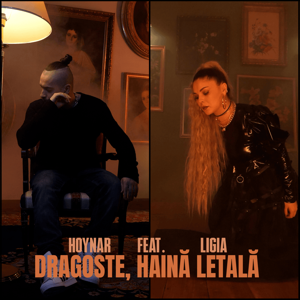 Album cover art for "Dragoste, haină letală" by Hoynar & Ligia