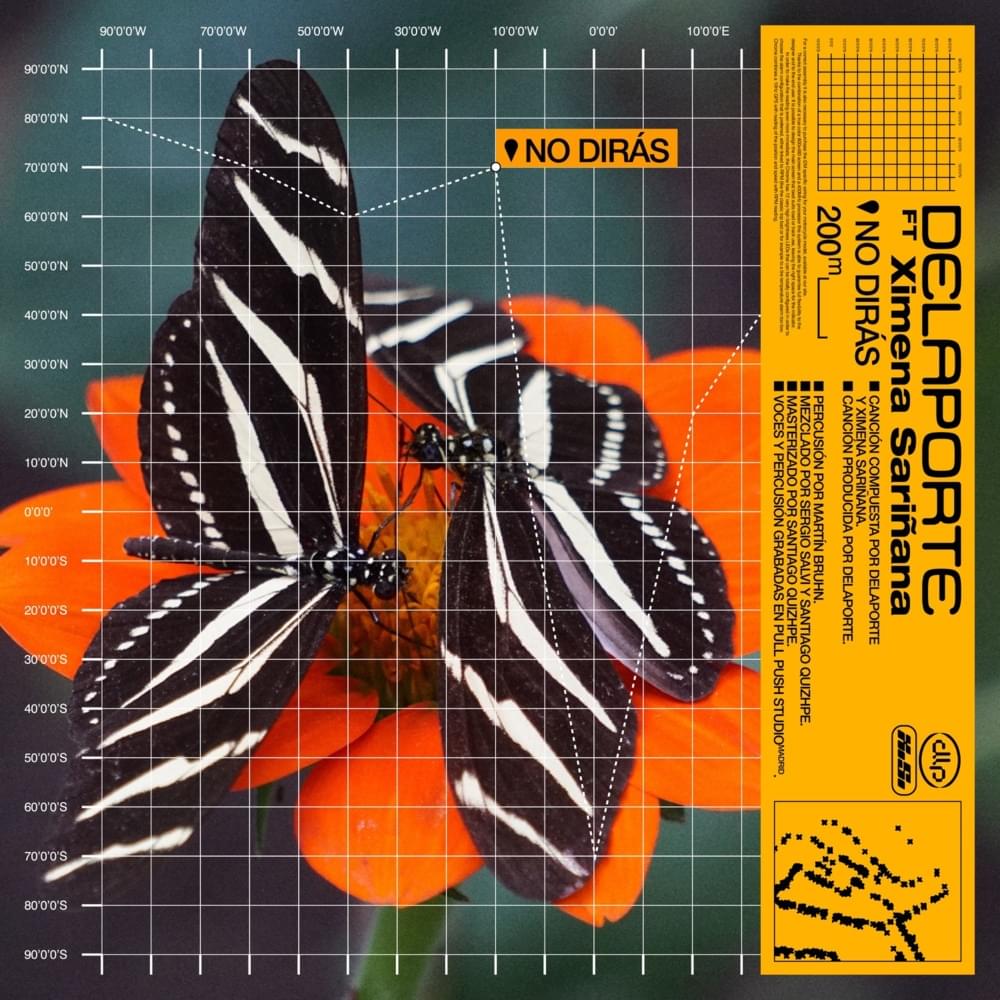 Album cover art for "No Dirás" by Delaporte & Ximena Sariñana