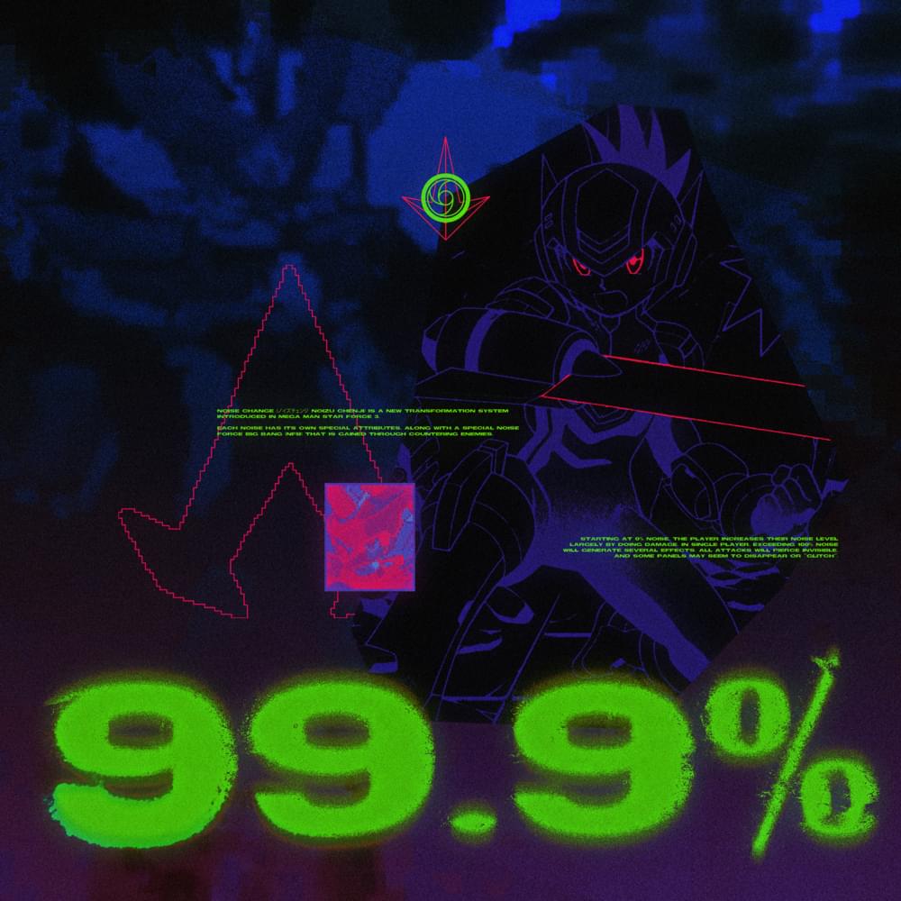 Album cover art for "99.9%" by pdr dax