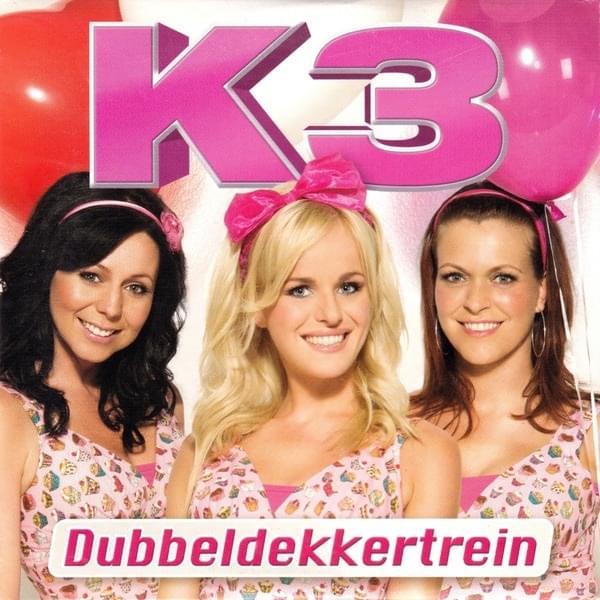Album cover art for "Dubbeldekkertrein" by K3