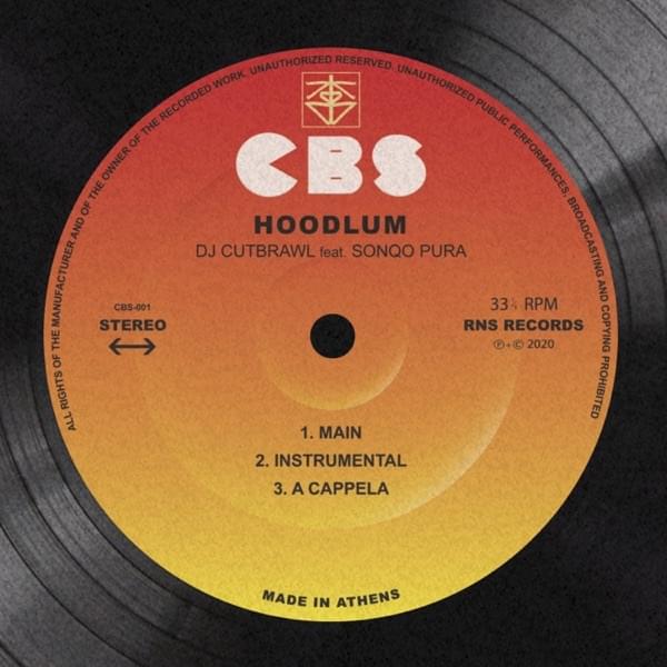 Album cover art for "Hoodlum" by DJ Cutbrawl & Sonqo Pura