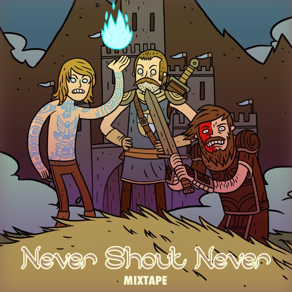 Album cover art for "The Light" by Never Shout Never