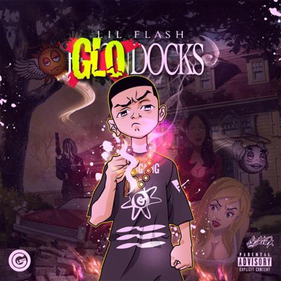 Album cover art for "For My Glo" by Lil Flash