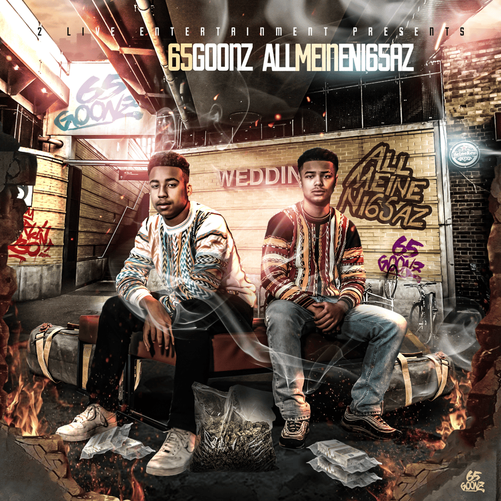 Album cover art for "All meine Ni65az" by 65Goonz