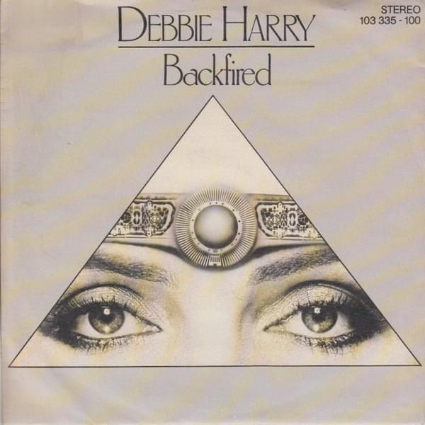 Album cover art for "Backfired" by Debbie Harry