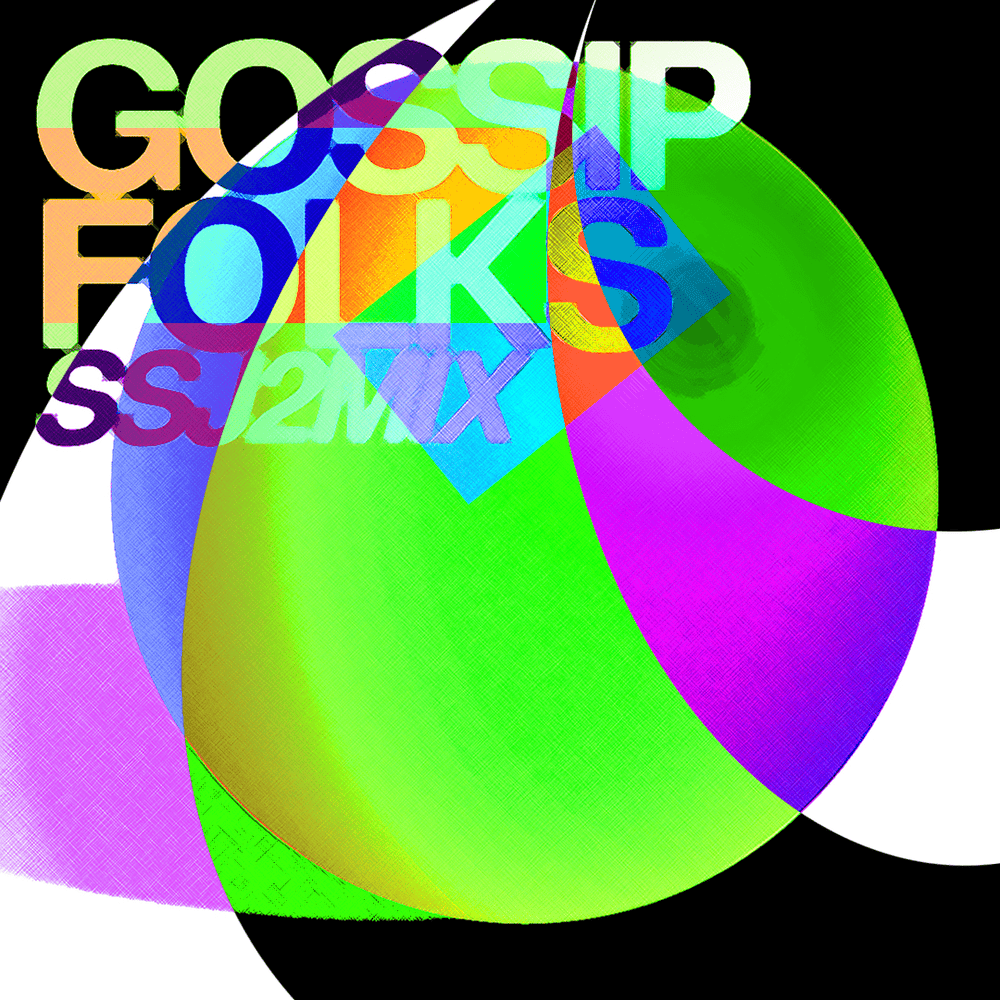 Album cover art for "Gossip Folks (SSJ2 Mix)" by Machine Girl