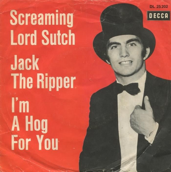 Album cover art for "Jack the Ripper" by Screaming Lord Sutch