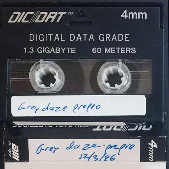 Cover image for Album Pre-Production Live Session DAT Cassette Tape
