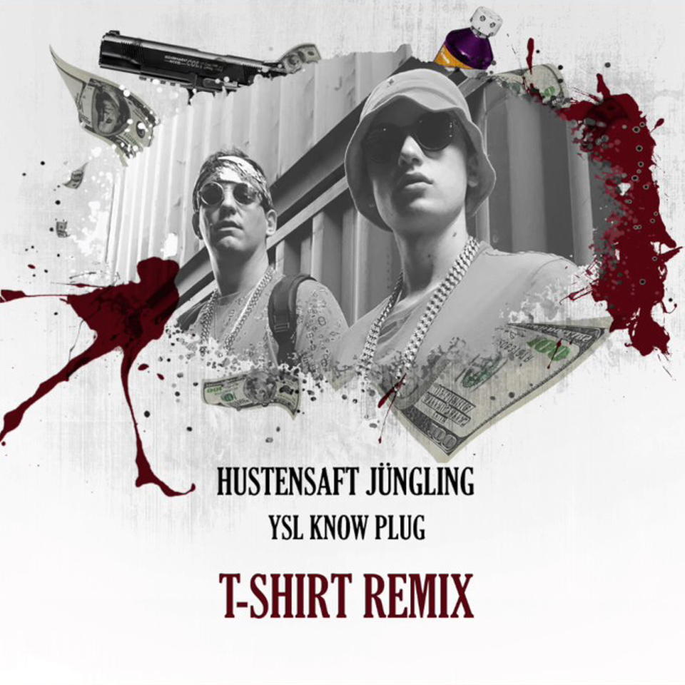 Album cover art for "T-Shirt" by Hustensaft Jüngling & Why SL Know Plug