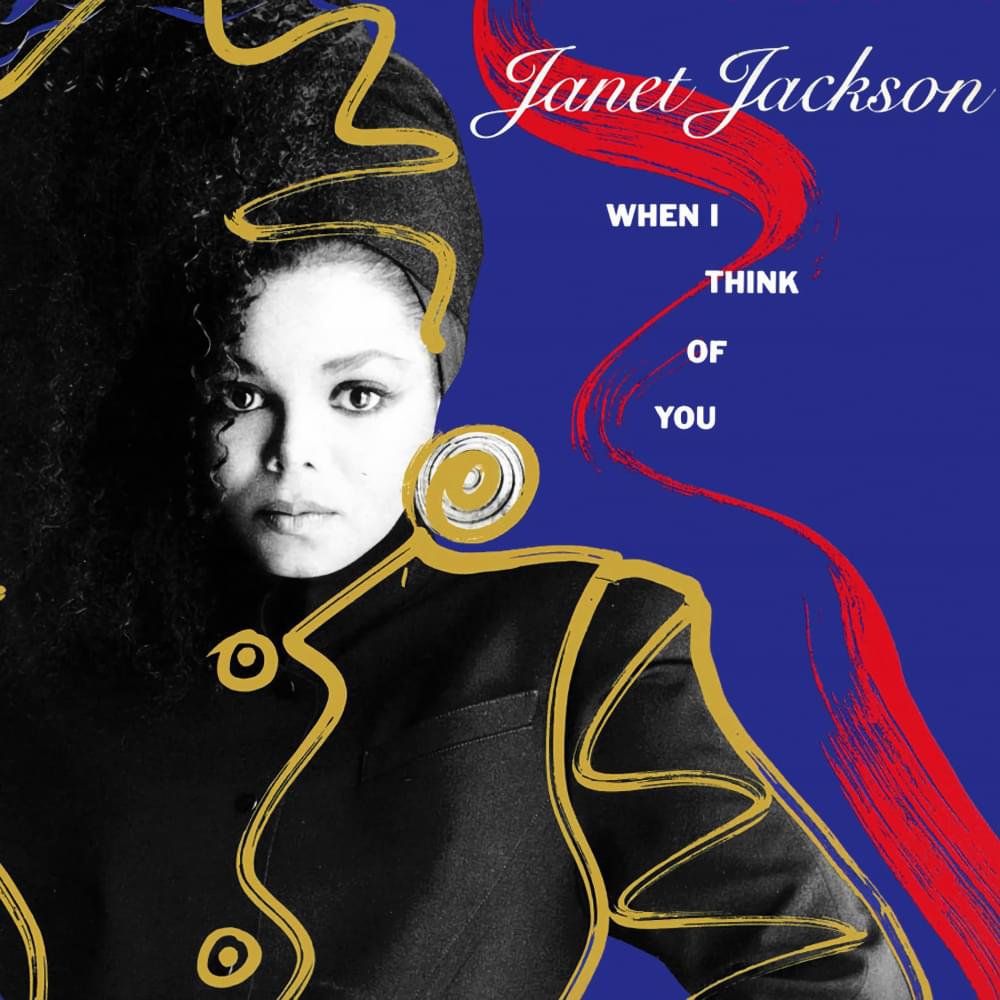 Album cover art for "When I Think of You" by Janet Jackson