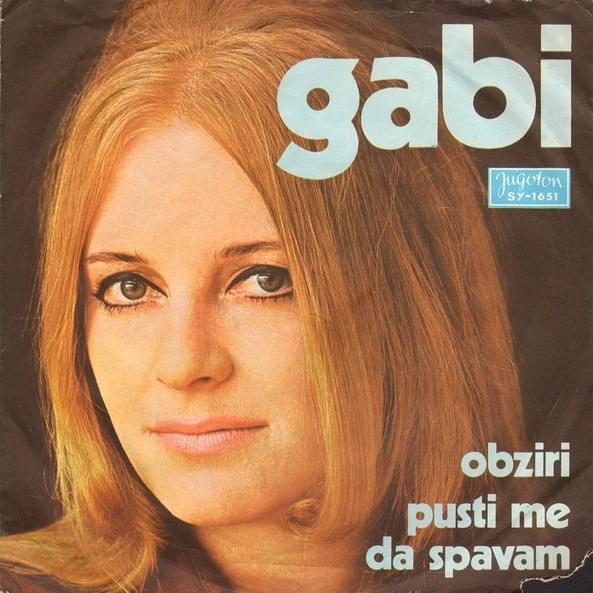 Album cover art for "Pusti me da spavam" by Gabi Novak