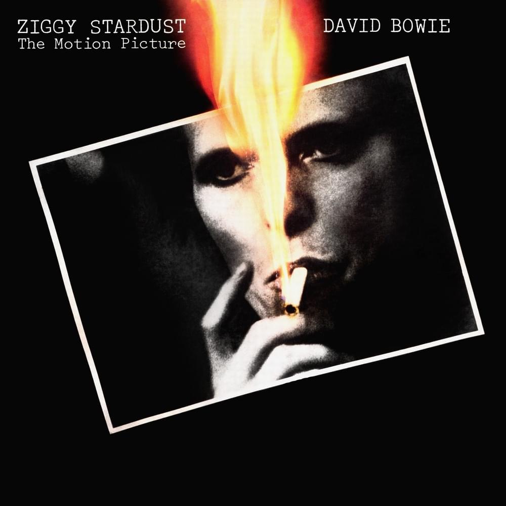 Album cover art for "Moonage Daydream (Live 1973)" by David Bowie