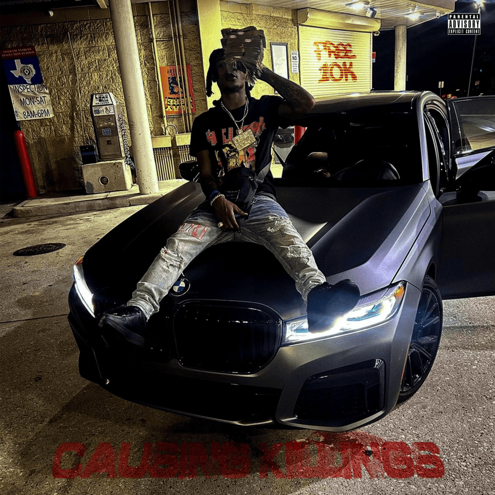 Album cover art for "Causing Killings" by TrapboyDre10k