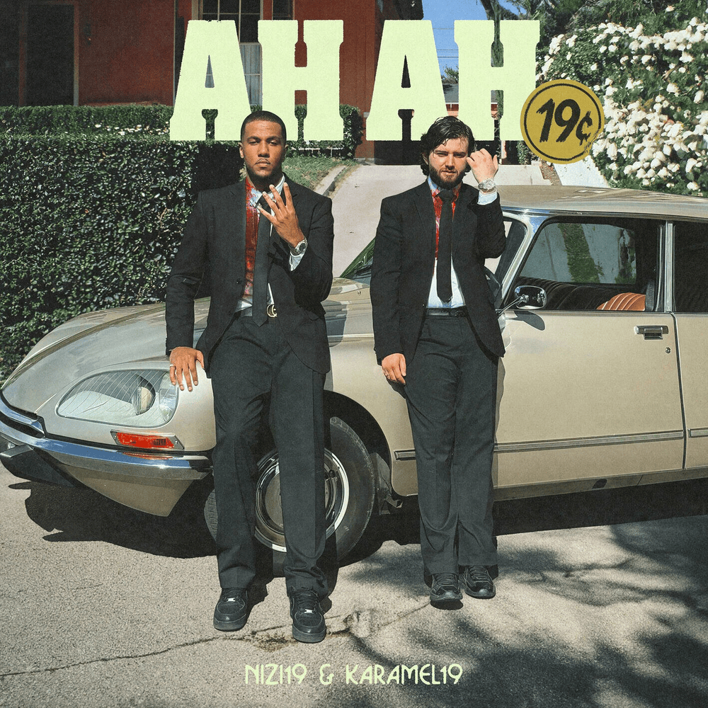 Album cover art for "Ah Ah" by Nizi19