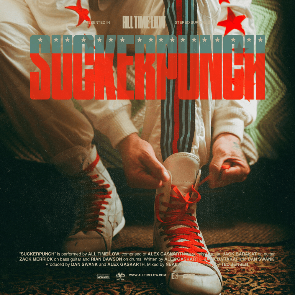 Album cover art for "SUCKERPUNCH" by All Time Low