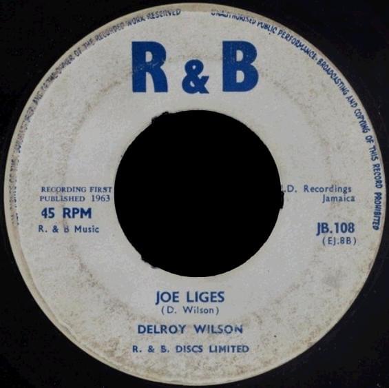 Album cover art for "Joe Liges" by Delroy Wilson