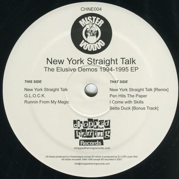 Cover image for New York Straight Talk: The Elusive Demos 1994-1995 EP (2015 Original Version)