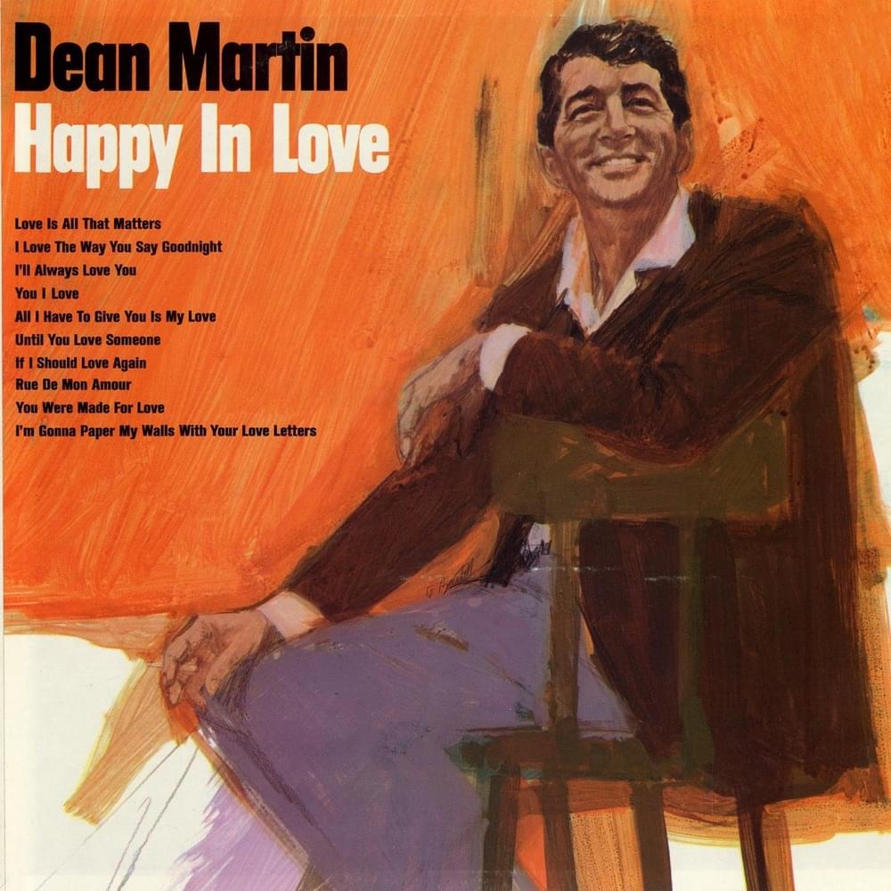 Album cover art for "If I Should Love Again" by Dean Martin