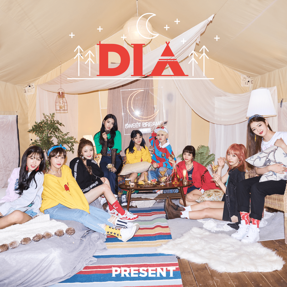 Album cover art for "굿밤 (Good Night) [Instrumental]" by DIA (KOR)