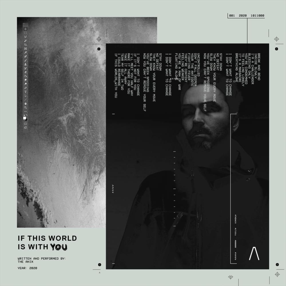 Album cover art for "If This World Is With You" by The Anix
