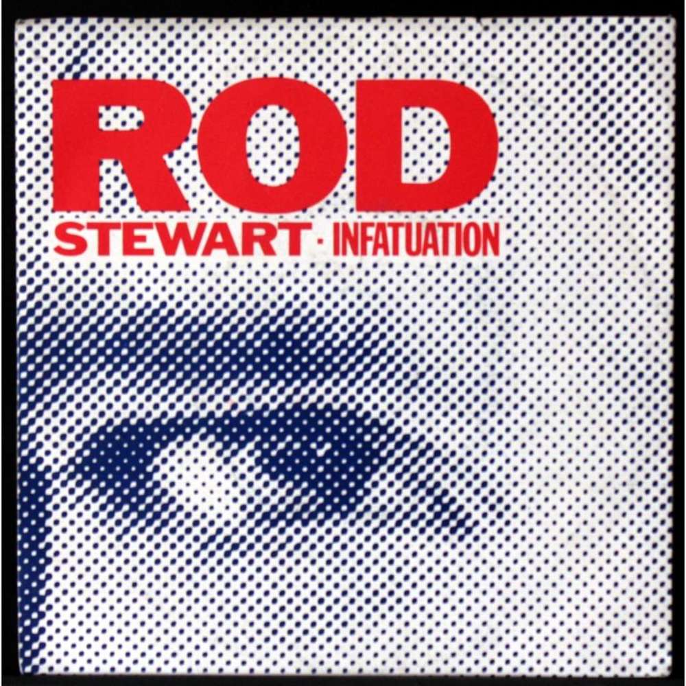 Album cover art for "Infatuation" by Rod Stewart