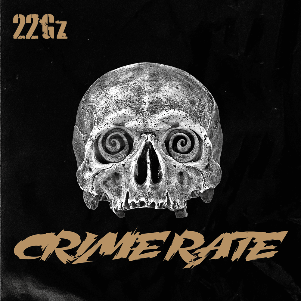 Album cover art for "Crime Rate" by 22Gz