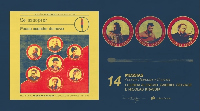 Album cover art for "Messias" by Lulinha Alencar