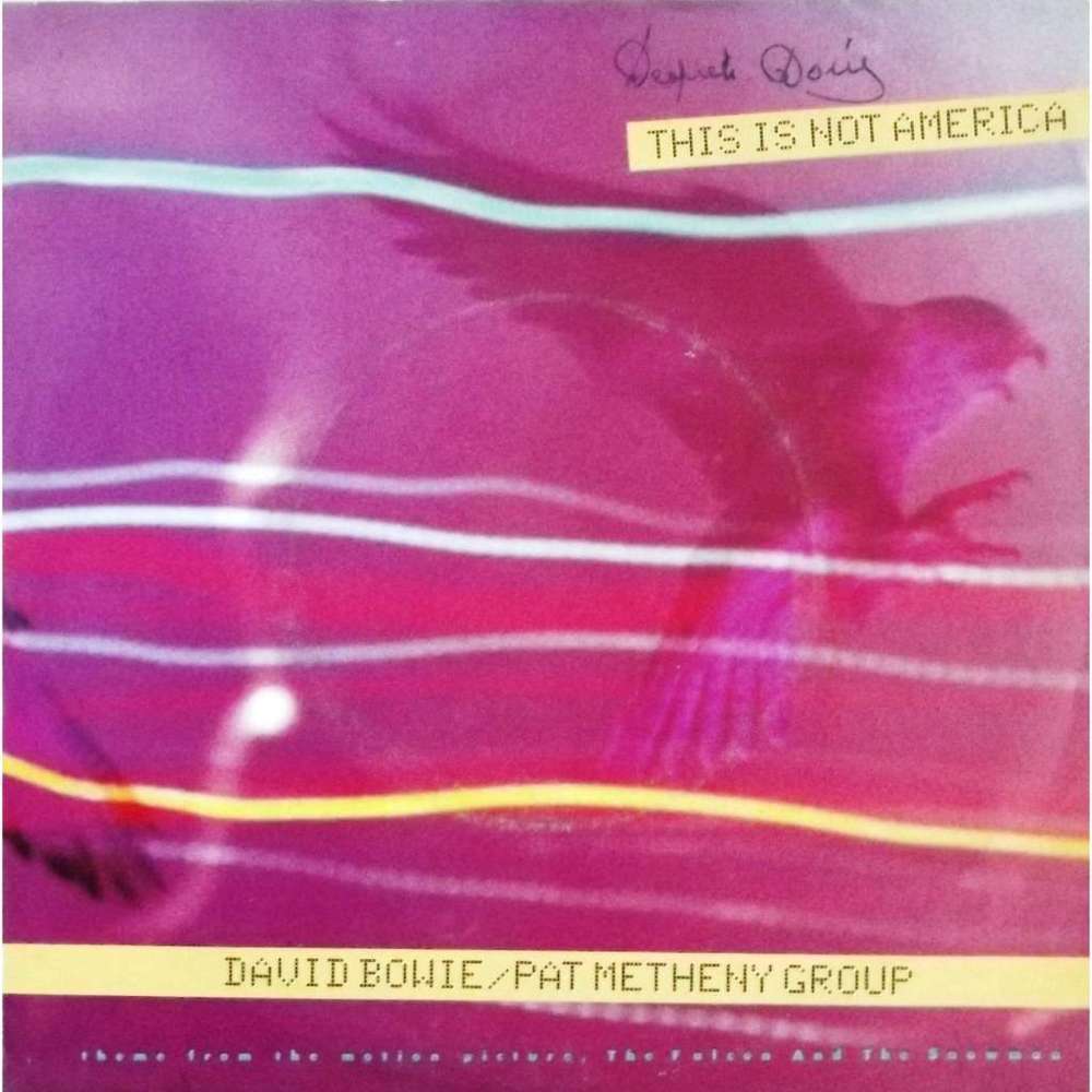 Album cover art for "This Is Not America" by David Bowie