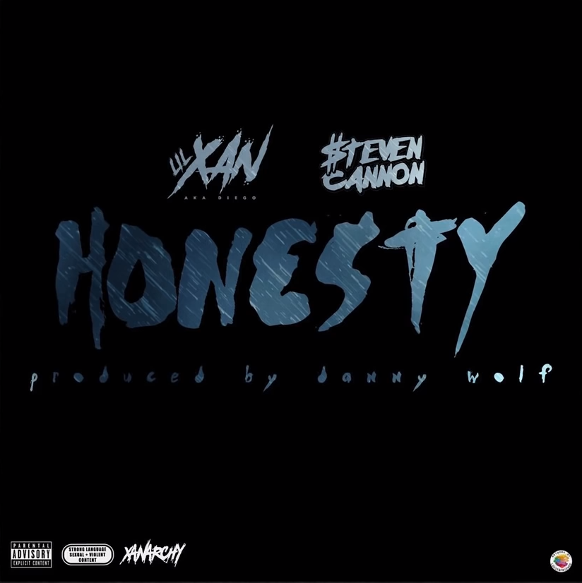 Album cover art for "Honesty" by Lil Xan & $teven Cannon