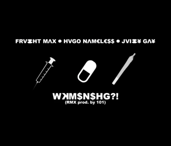 Album cover art for "WKM$N$HG Remix" by Hugo Nameless & Juicy Süß