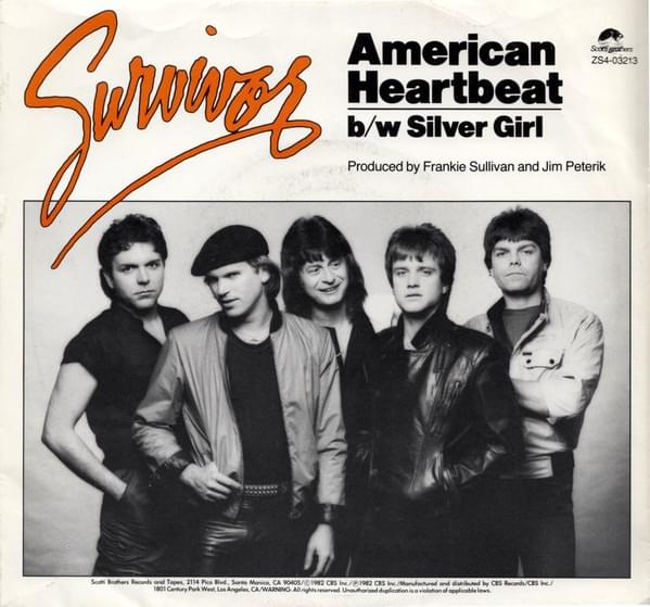 Album cover art for "American Heartbeat" by Survivor