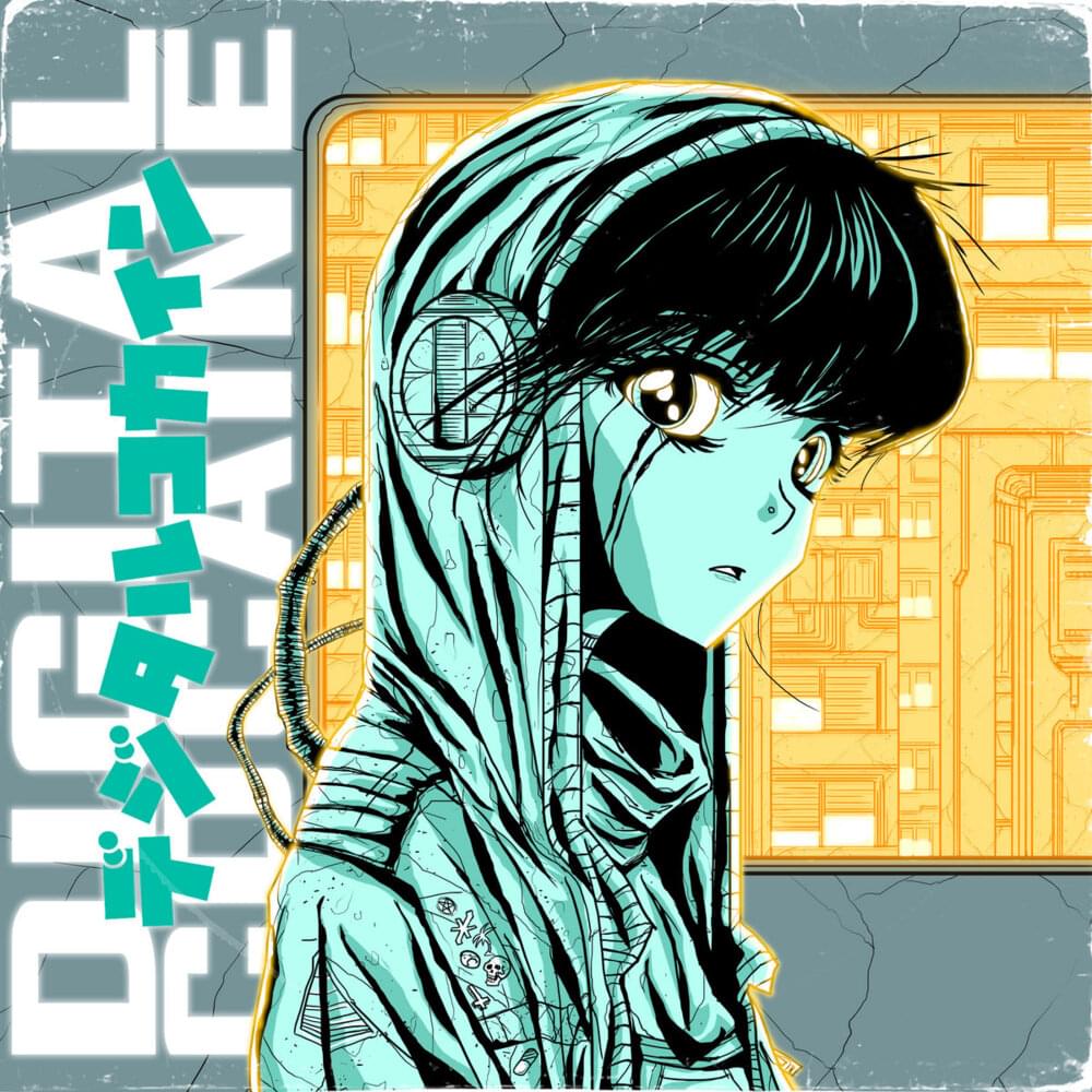 Album cover art for "Digital Cocaine" by Lost Outrider
