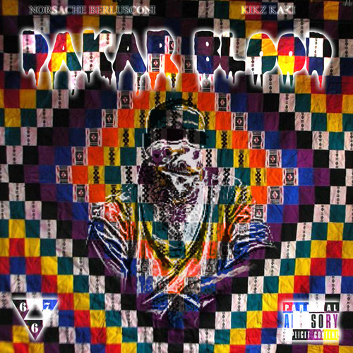 Album cover art for "Dakar Blood" by Norsacce Berlusconi & Kaki Santana