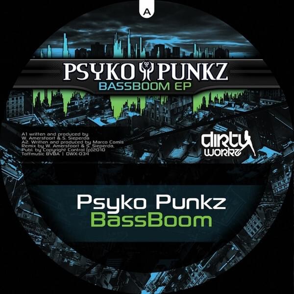 Album cover art for "BassBoom" by Psyko Punkz