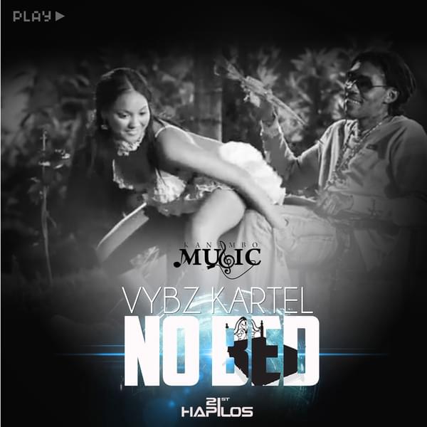 Album cover art for "No Bed" by Vybz Kartel