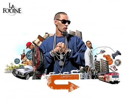 Album cover art for "3 gars au ghetto" by La Fouine