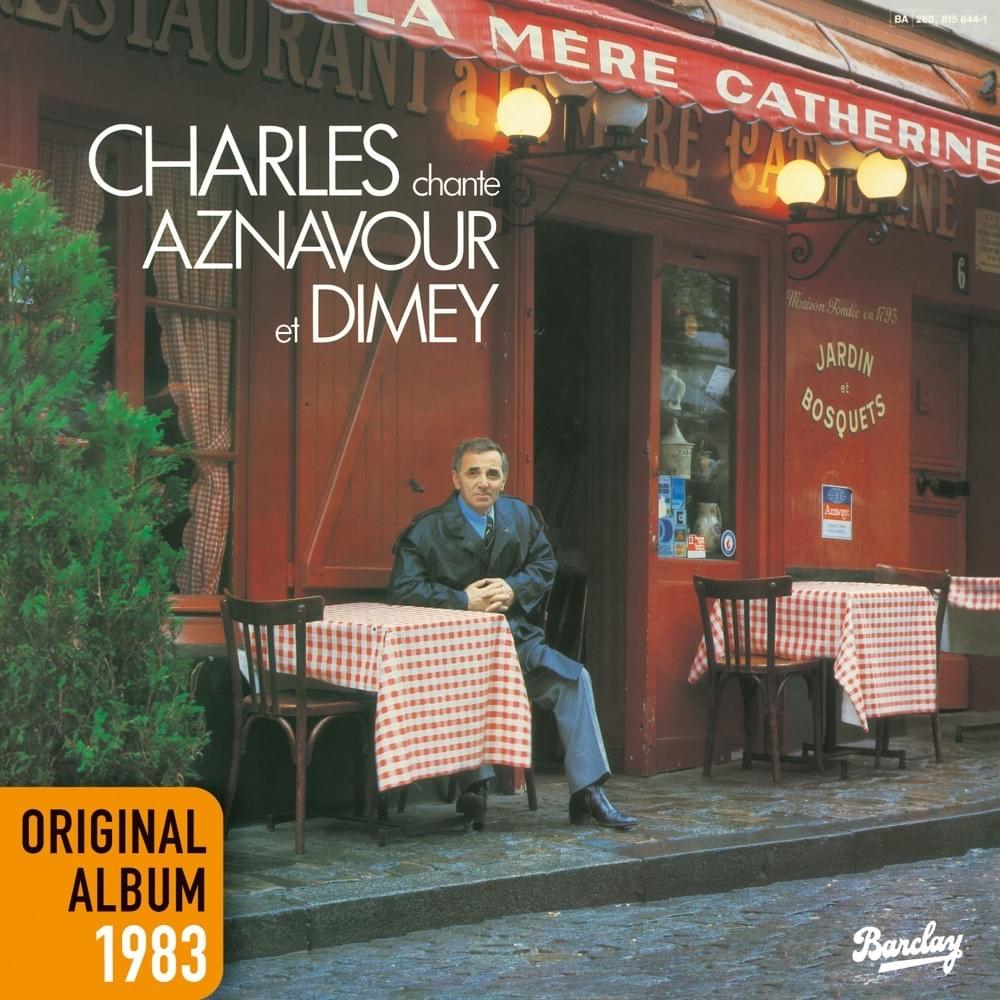Album cover art for "La planète où mourir" by Charles Aznavour