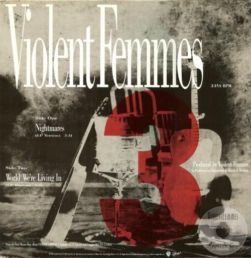 Album cover art for "Nightmares" by Violent Femmes